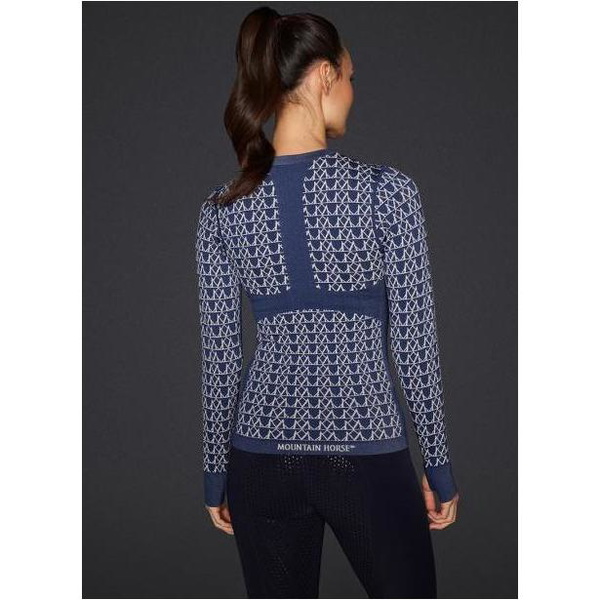 2022 Mountain Horse Womens Magic Tech Top 4517040026 - Navy